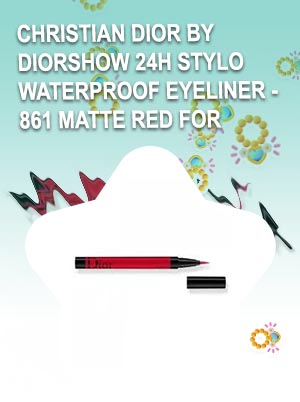 Dior matte red eyeliner