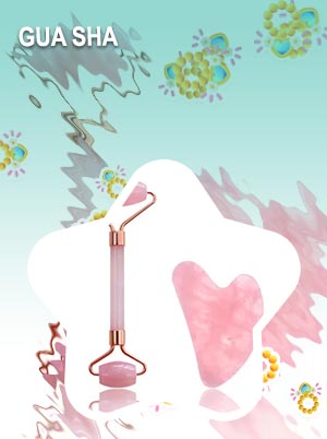 Facial roller gua sha