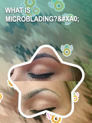 Microblading a tattoo